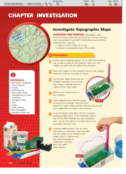 Investigate Topographic Maps