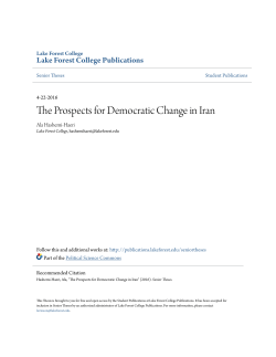 The Prospects for Democratic Change in Iran