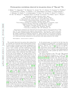 Proton-proton correlations observed in two