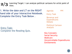 Entry Task: Complete the Reading Quiz. 1. Write the