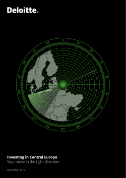 Investing in Central Europe the report