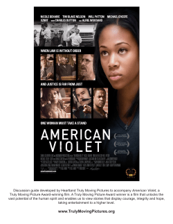 American Violet Cover Page