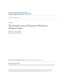 The Literate Lives of Chamorro Women in Modern Guam