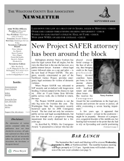 New Project SAFER attorney has been around the block