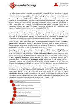 Brochure - WP Rugby Academy