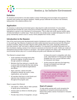 Professional and Volunteer Development | 4-H