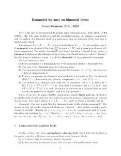 Expanded lectures on binomial ideals