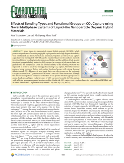 Effects of Bonding Types and Functional Groups on CO2 Capture