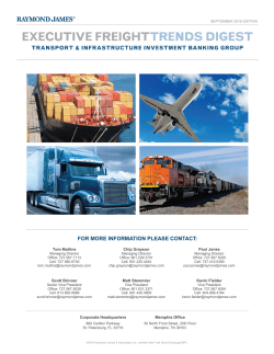 Executive Freight Trends Digest
