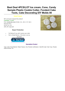 Best Deal 4PCS/LOT Ice cream, Cone, Candy Sample Plastic