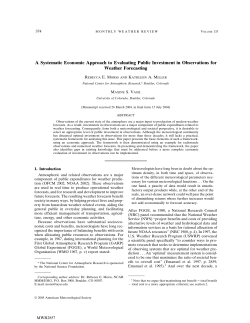 A Systematic Economic Approach to Evaluating Public Investment in