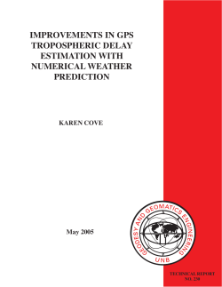 Towards Improvements in Tropospheric Delay Estimation for Long