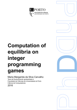 Computation equilibria on integer programming games