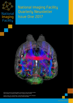 Issue One 2017 - Mark Wainwright Analytical Centre