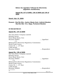 Appeal No.137 of 2008, 138 of 2008 and 139 of 2008