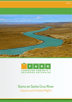 Dams on Santa Cruz River: impacts and violated rights1