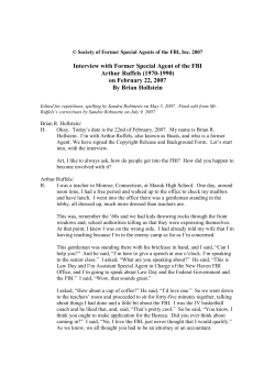 Read Full Oral History - National Law Enforcement Officers