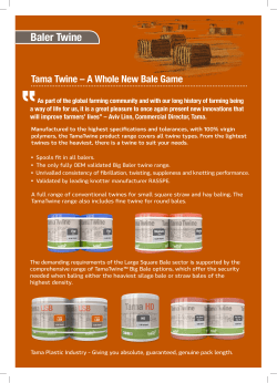 Tama Baler Twine Products
