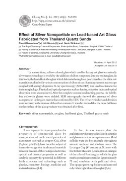 Effect of Silver Nanoparticle on Lead