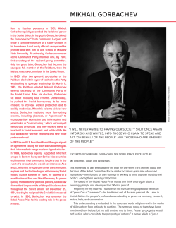 mikhail gorbachev - Robert F. Kennedy Human Rights