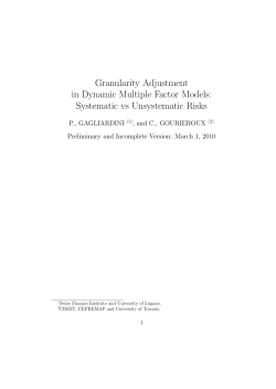 Granularity Adjustment in Dynamic Multiple Factor Models