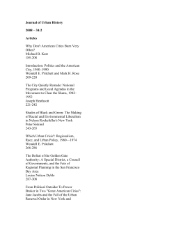 Journal of Urban History