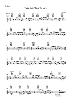 Hozier - Take Me To Church - Guitar