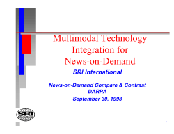 Multimodal Technology Integration for News-on