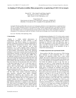 Au doping of CdS polycrystalline films prepared by co