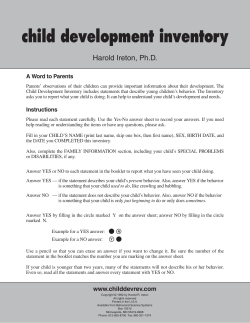 child development inventory