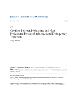 Conflicts Between Professional and Non