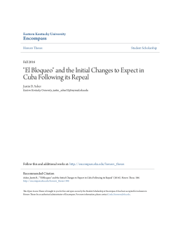 "El Bloqueo" and the Initial Changes to Expect - Encompass