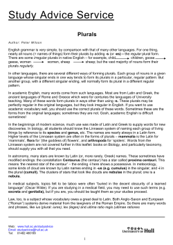 Study Advice Service