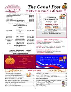 The Canal Post - City of Waterville