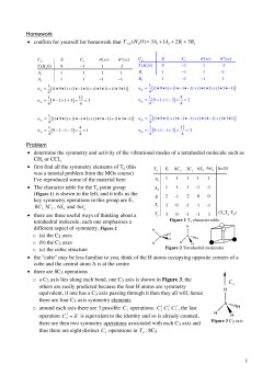 1 Homework &bull; confirm for yourself for homework that Problem