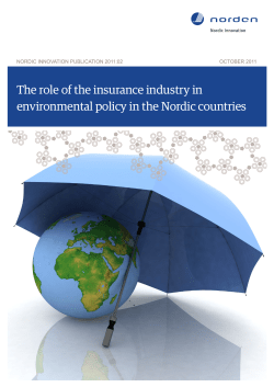 2011-02_The role of the insurance industry in environmental policy
