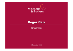 Preliminary results slides