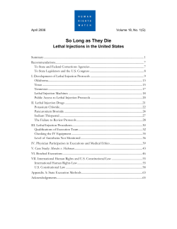 So Long as They Die - Human Rights Watch