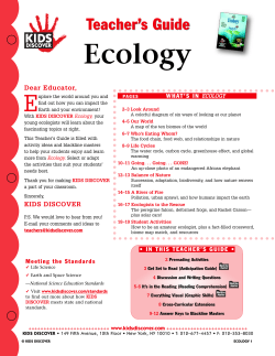 KidsDiscoverEcologyeachersGuide