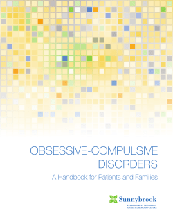 Obsessive-compulsive disorders: a handbook for patients and families