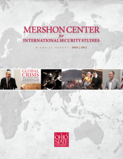 Mershon Center - Knowledge Bank