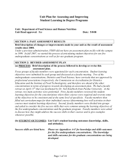 Food Science and Human Nutrition