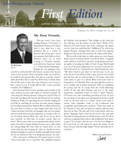 Read PDF - First Presbyterian Church