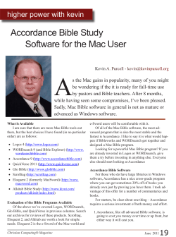 reviewed Accordance 9 - Accordance Bible Software