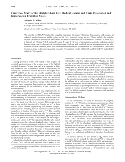 Theoretical Study of the Straight-Chain C4H7