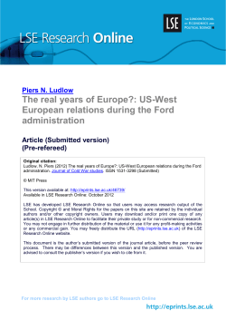 The real years of Europe?