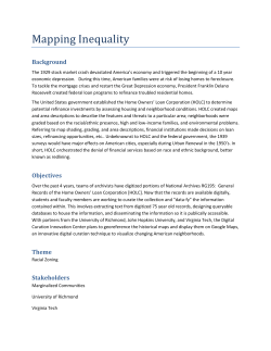 Mapping Inequality - Digital Curation Innovation Center