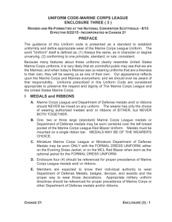 MCL Uniform Code - Eastex Detachment Marine Corps League