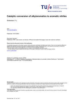 Catalytic conversion of alkylaromatics to aromatic nitriles