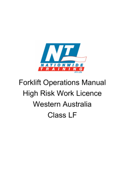 Forklift Operations Manual